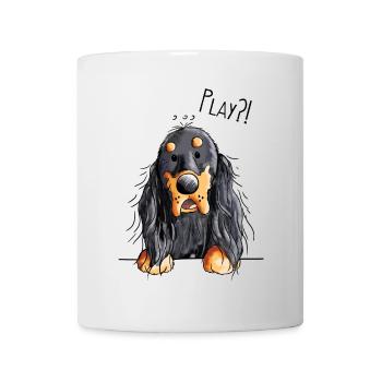 Play Gordon Setter - Chien - Cadeau - Mug blanc - blanc - Devant