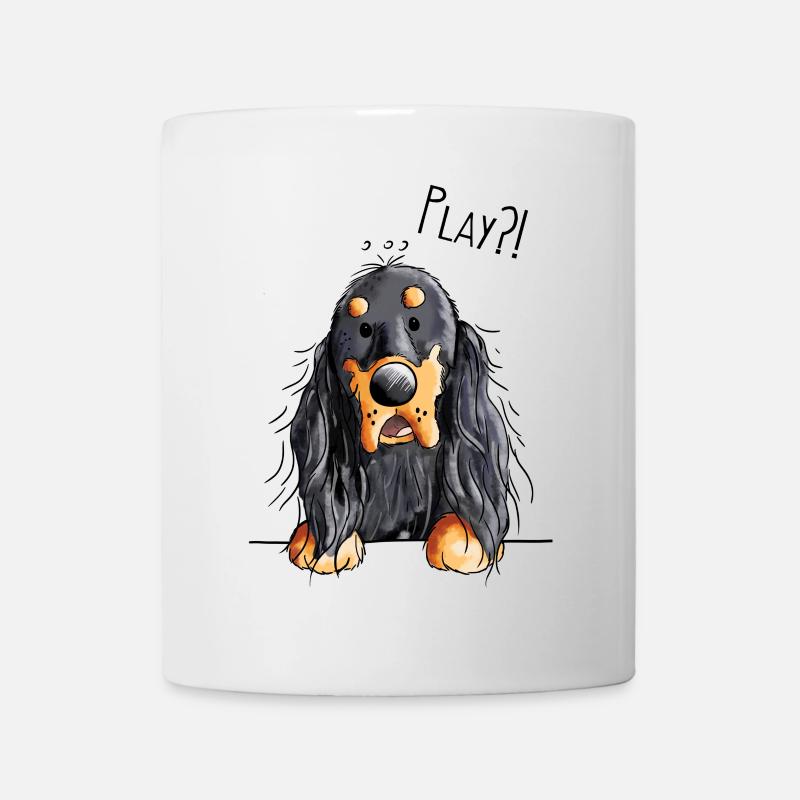 Play Gordon Setter - Chien - Cadeau - Mug blanc - blanc