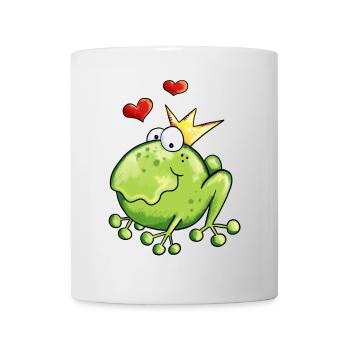 Grenouille en amour - Grenouilles - Coeur - Mug blanc - blanc - Devant