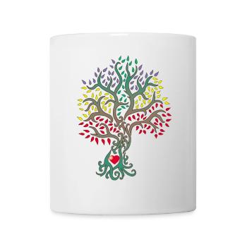 Tree of life in the heart of nature - Mug - white - Front