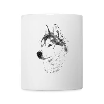 Husky - Mug - white - Front