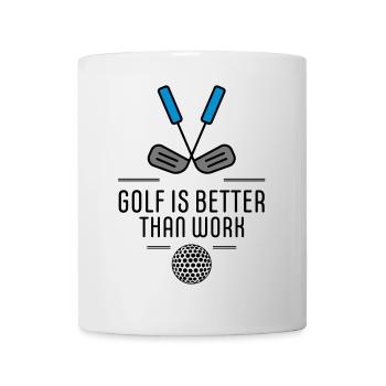 Golf - Tasse - Weiß - Vorne