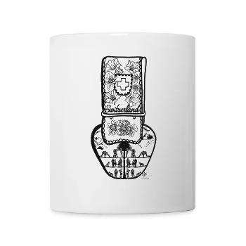 Schwinger Glocke (Black) - Tasse - Weiß - Vorne