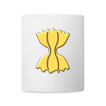 Pasta Schmetterlinge Farfalle - Tasse - Weiß - Vorne