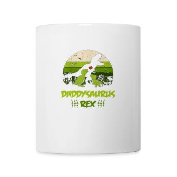 Daddysaurus Rex für Vatertagsgeschenk - Tasse - Weiß - Vorne