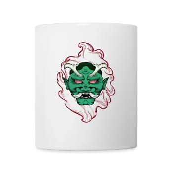 Japan Demon - green - Mug - white - Front