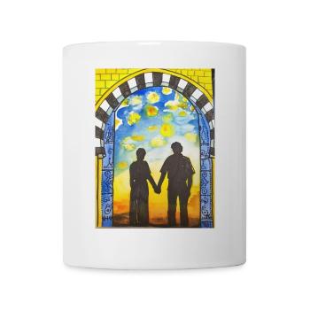 EG lucky charms I couples I people I vacation - Mug - white - Front