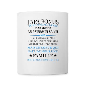 Papa bonus TU NE M’AS PEUT-ÊTRE PAS DONNE LE - Mug blanc - blanc - Devant