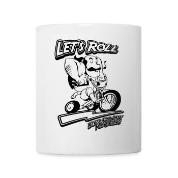 GANGSTER RIDING CYCLE - Mug blanc - blanc - Devant