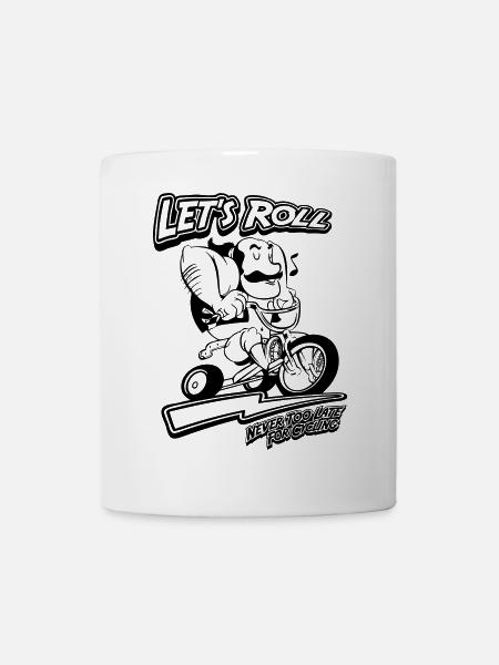 GANGSTER RIDING CYCLE - Mug blanc - blanc