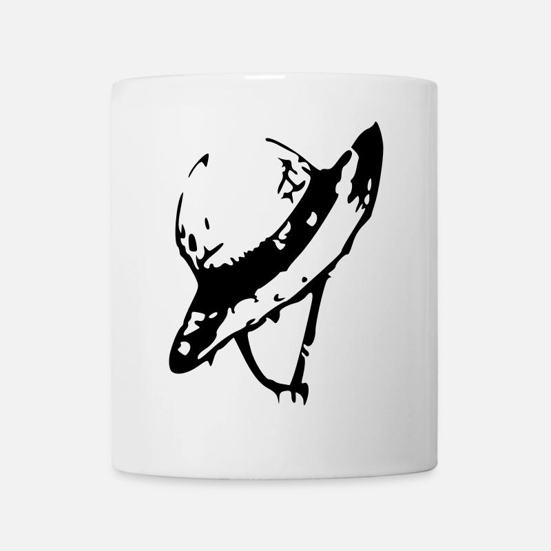 strohhut schema - Tasse - Weiß