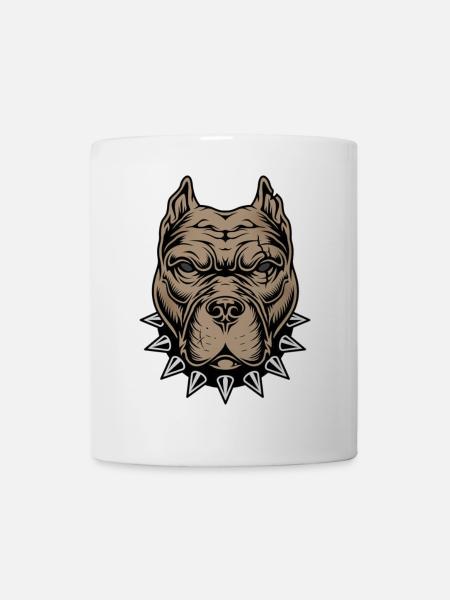 Chien agressif - Mug blanc - blanc