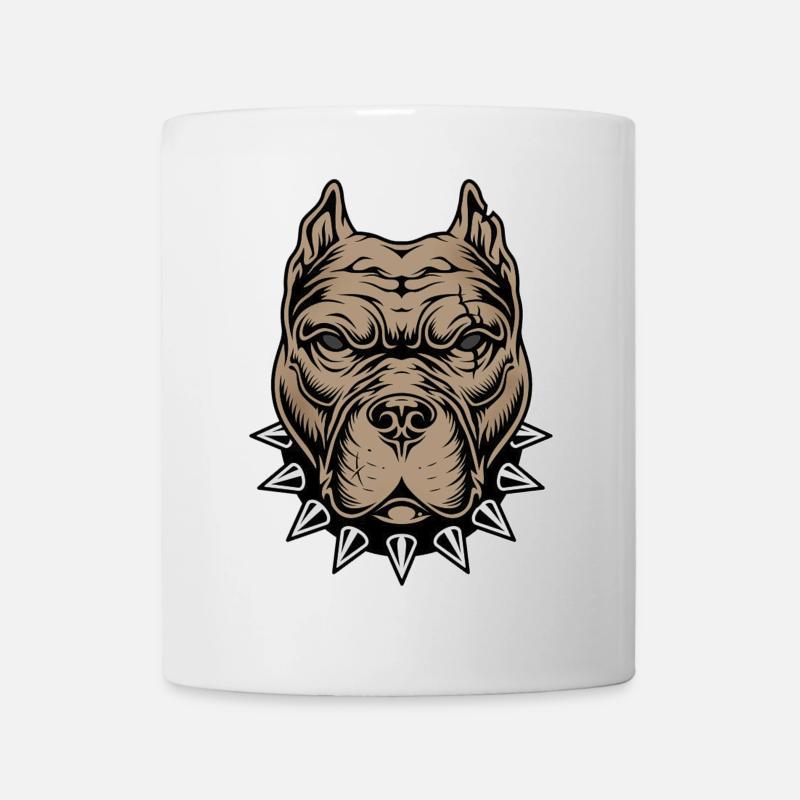 Aggressiver Hund - Tasse - Weiß