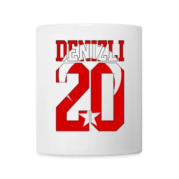 Denizli 20 Drapeau turc - Mug blanc - blanc - Devant