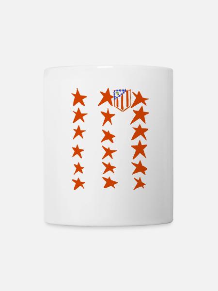 Étoiles rouges et blanches - Mug blanc - blanc