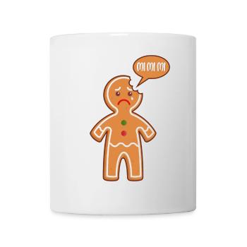 Gingerbread man Mimimi Mi Mi Mi boulanger pâtisseries - Mug blanc - blanc - Devant