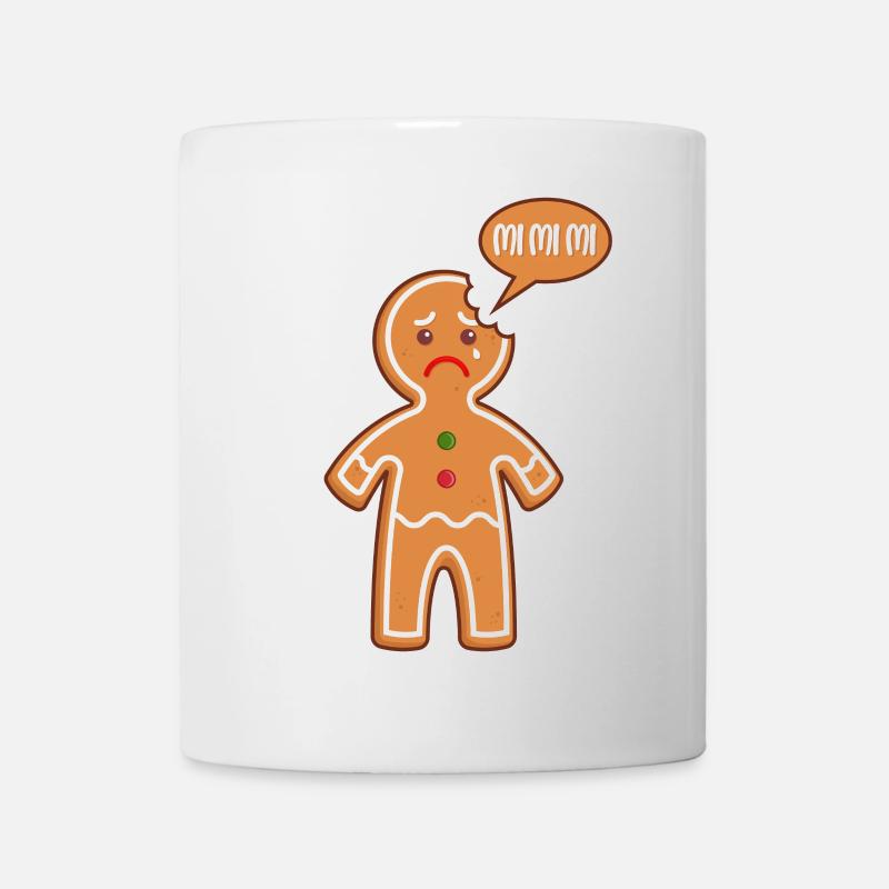 Lebkuchenmann Mimimi Mi Mi Mi Bäcker Gebäck Backen - Tasse - Weiß