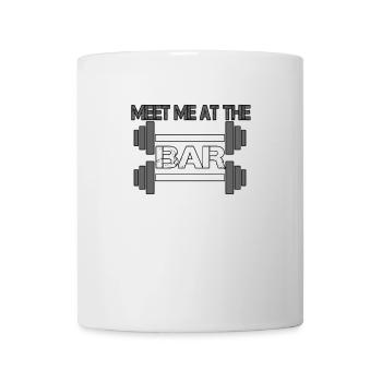 Retrouvez-moi au bar - Mug blanc - blanc - Devant