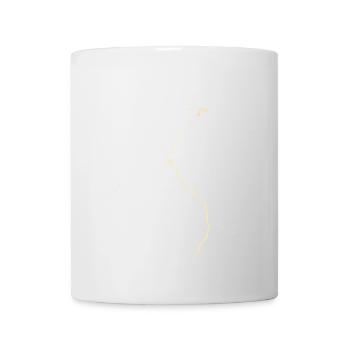 Veines dorées sur noir - Mug blanc - blanc - Devant