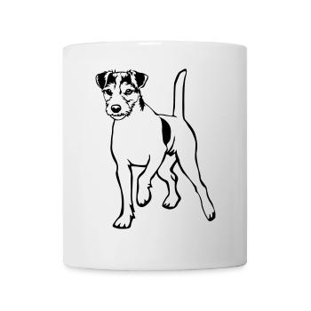 Parson Russell Terrier - Tasse - Weiß - Vorne