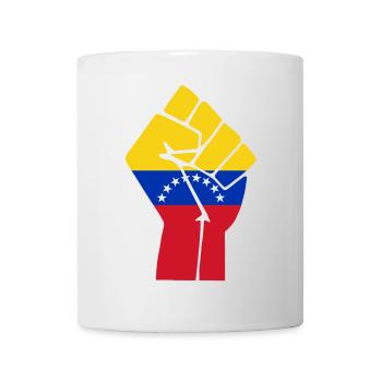 Drapeau du Poing du Venezuela - Mug blanc - blanc - Devant