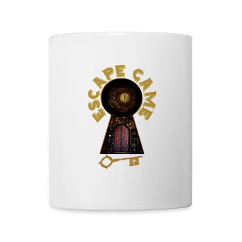ESCAPE GAME SERRURRE PORTE TEMPS - Mug blanc - blanc - Devant