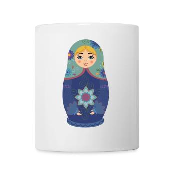 Matryoshka / Matryoshka / Matreshka / Matroshka - Mug - white - Front