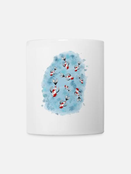 Koi carp pond Japan - Mug - white