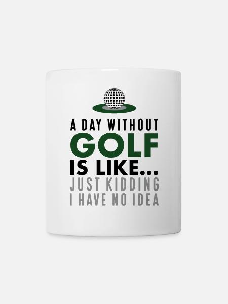 Drôles de slogans Golf - Mug blanc - blanc