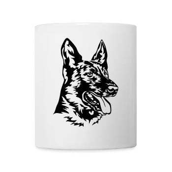 Hollandse Herdershond - Tasse - Weiß - Vorne