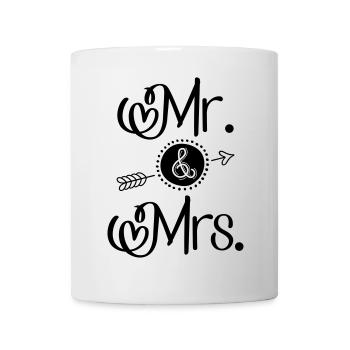 Mr. and Mrs. - Mug - white - Front