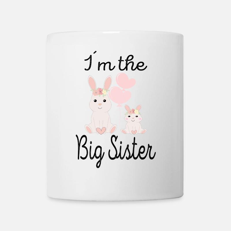 Grande Sœur / Grande Sœur Lapin - Mug blanc - blanc