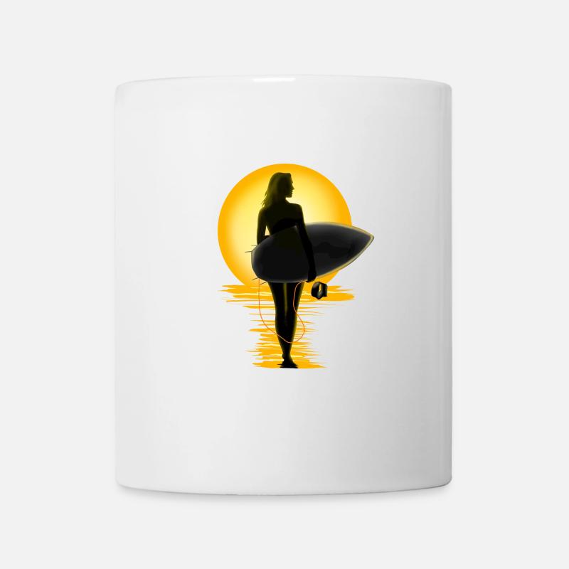 Surfing - Tasse - Weiß