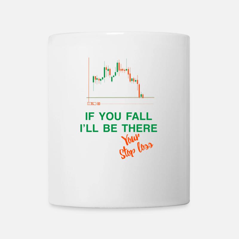 Stop loss if you fall - Mug - white