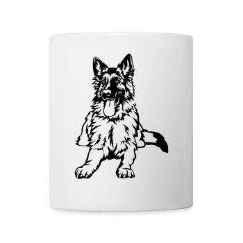 German Shepherd - Mug - white - Front