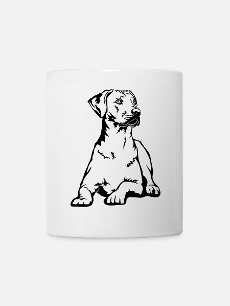 Rhodesian Ridgeback - Mug - white