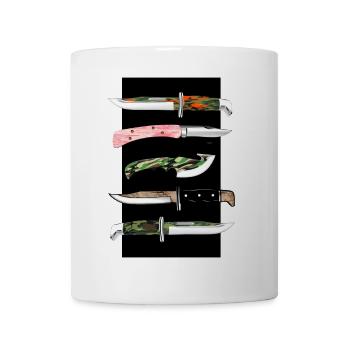 Camouflage Knife - Mug - white - Front