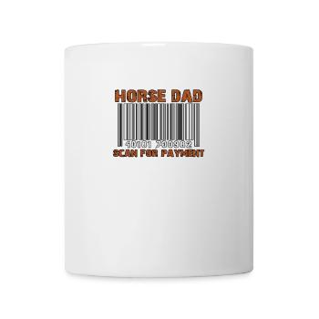 Horse Dad Scan for Payment - Mug - white - Front