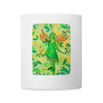 Fleurs Magiques - Sonja Ariel de Staden - Mug blanc - blanc - Devant