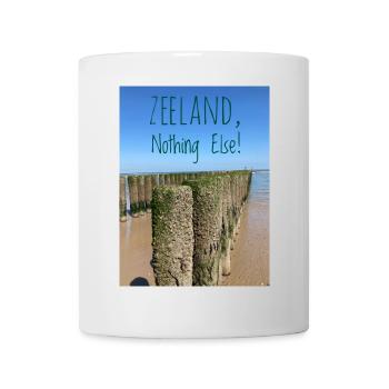 Zeeland Statements am Strand - Tasse - Weiß - Vorne