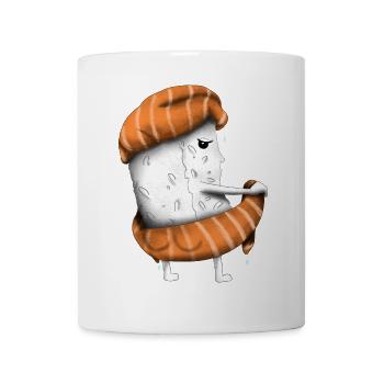 Sushi Handtuch - Tasse - Weiß - Vorne