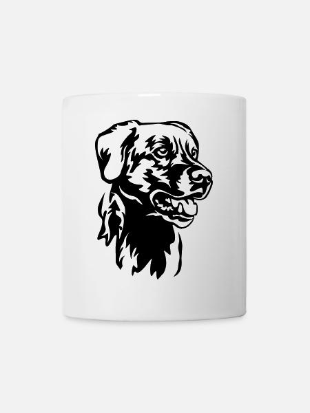 Labrador Kopf - Tasse - Weiß