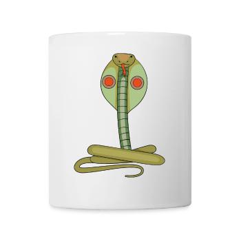 Serpent - Mug blanc - blanc - Devant