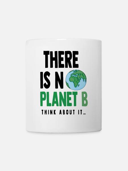 Planet B (black) - Mug - white