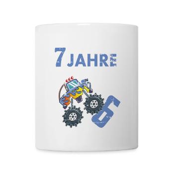 Ich bin 7 Jahre - Tasse - Weiß - Vorne