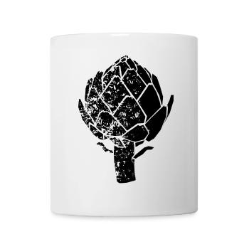 Artischocke | Cynara cardunculus | artichoke Shirt - Tasse - Weiß - Vorne