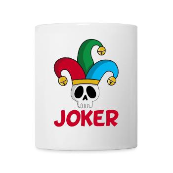 Joker und Schädel - Tasse - Weiß - Vorne