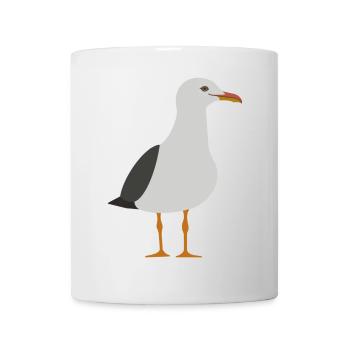 Mouette - Mug blanc - blanc - Devant
