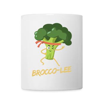 Brocco-Lee - gesunder Kampfsport - Tasse - Weiß - Vorne