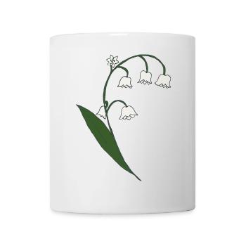 lily of the valley - Mug - white - Front